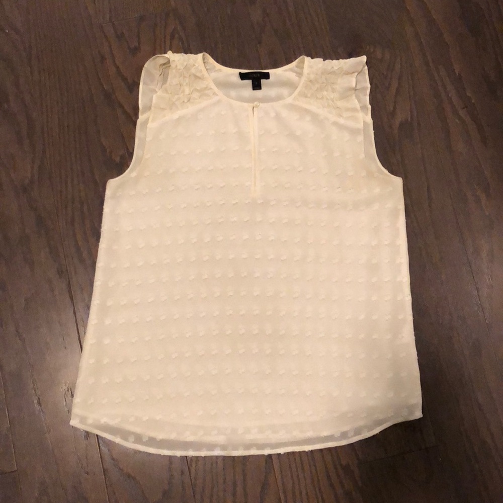White jcrew blouse